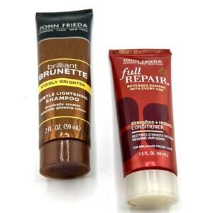 John Frieda Set of 2 Full Repair Restore Conditioner Brunette Lightening Shampoo